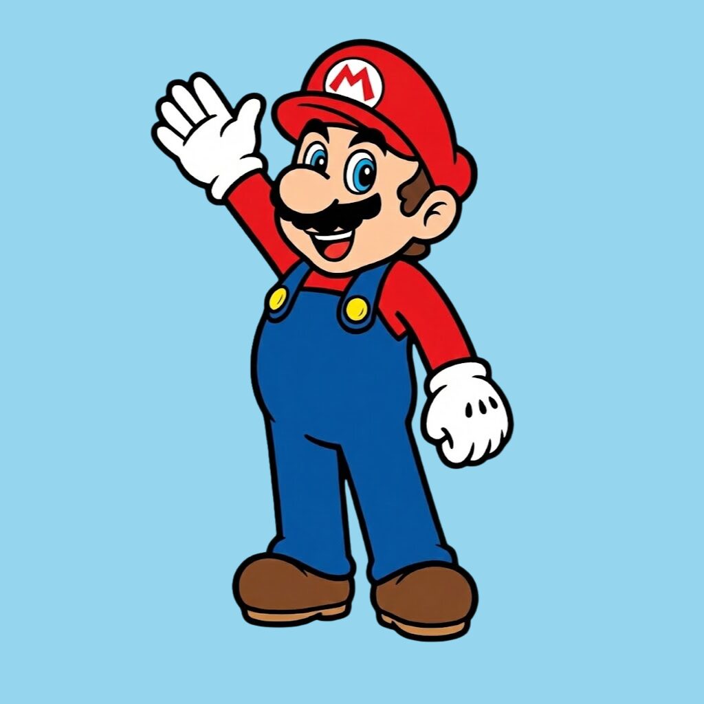 Mario coloring