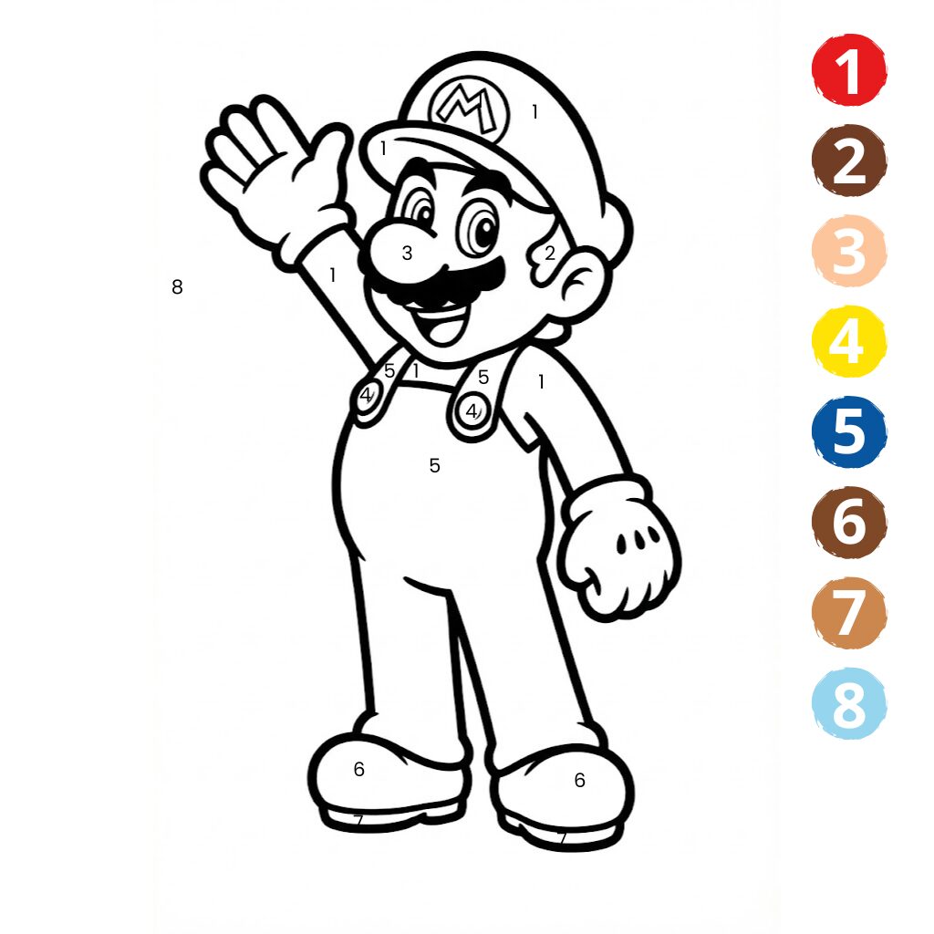 Mario to color