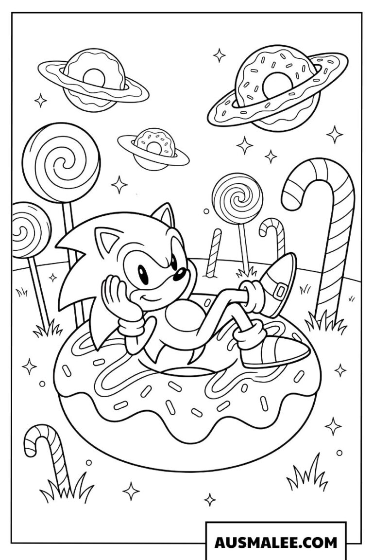 22 Sonic Ausmalbilder zum kostenlosen Ausdrucken