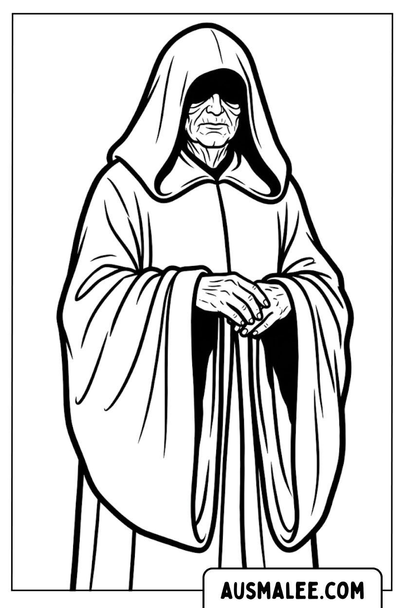 Keizer Palpatine Sith kleurplaten