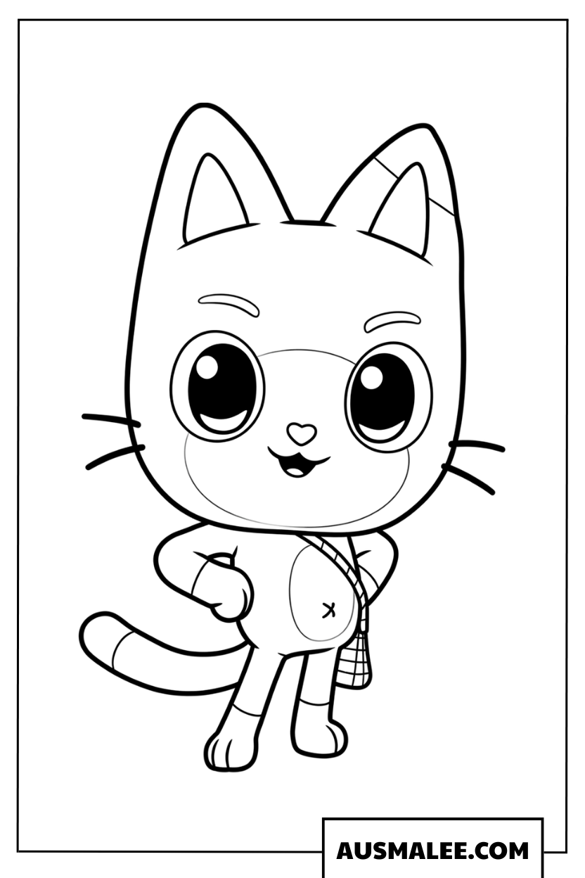 Coloriage Pandy Paws le chat