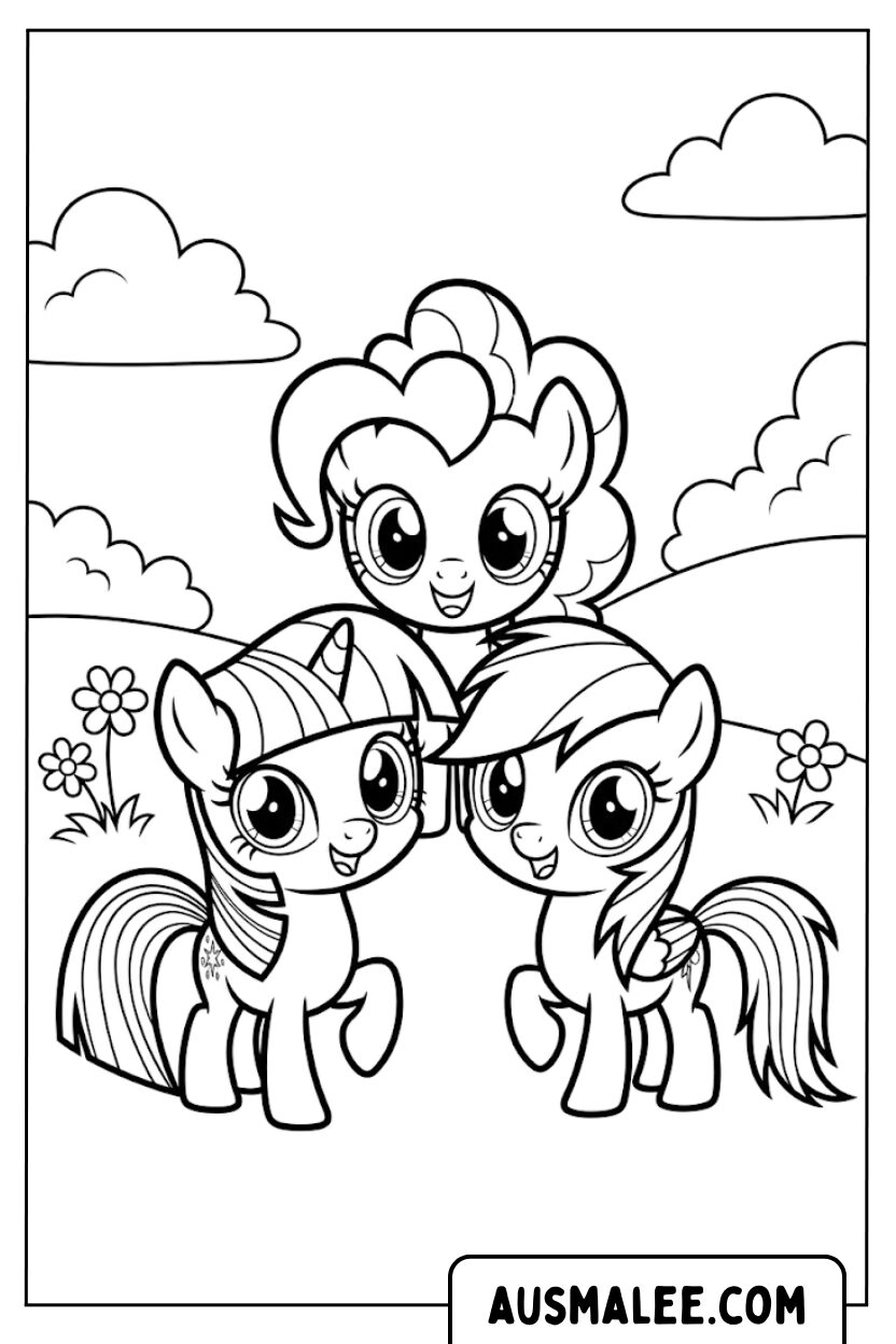 My Little Pony Friends coloring pages