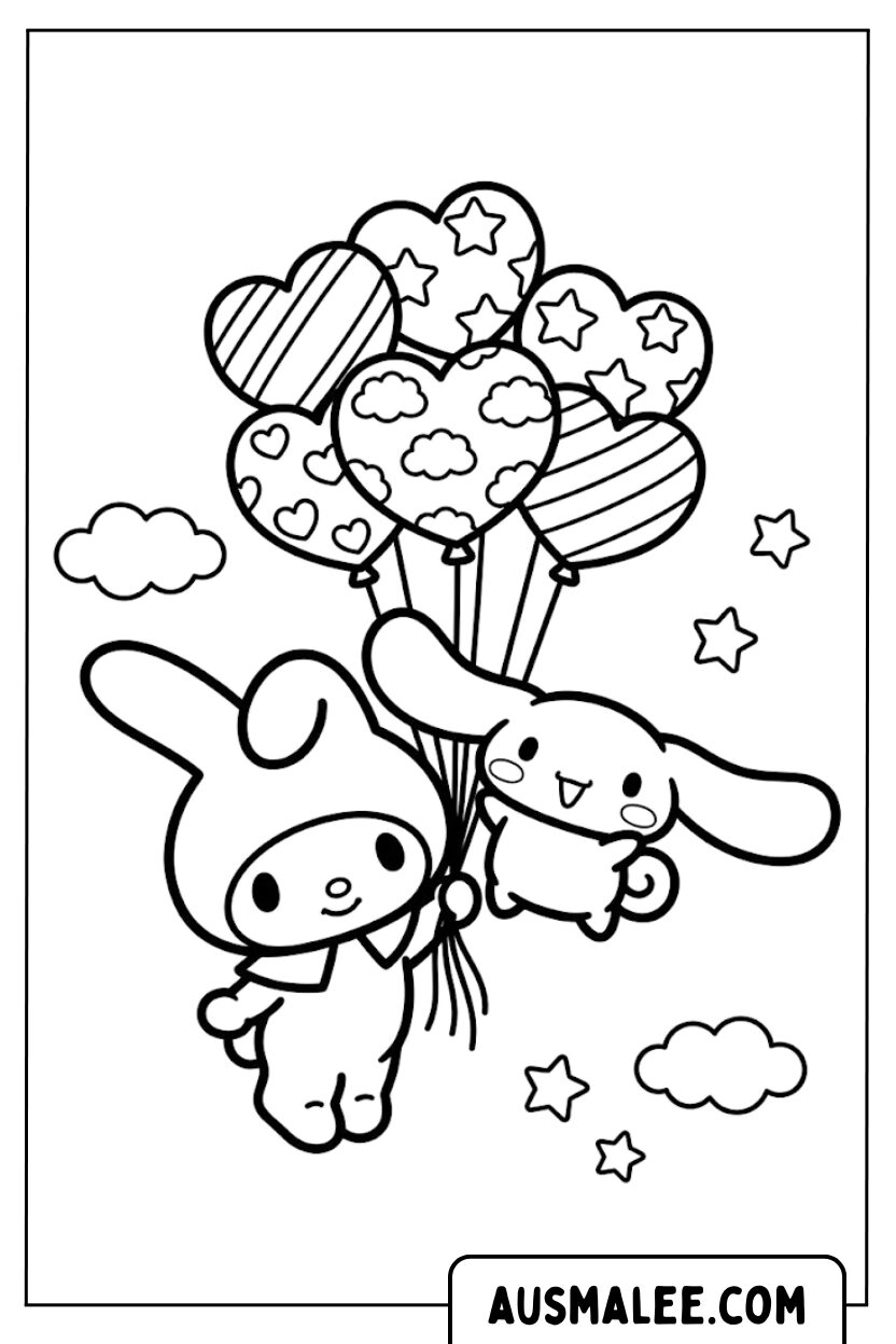 Coloriages Ma mélodie Cinnamoroll