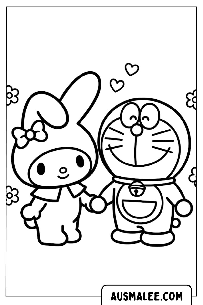 Coloriages Ma mélodie Doraemon