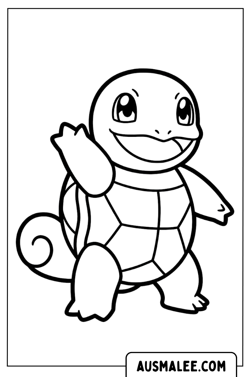 Ausmalbilder Schiggy Winken