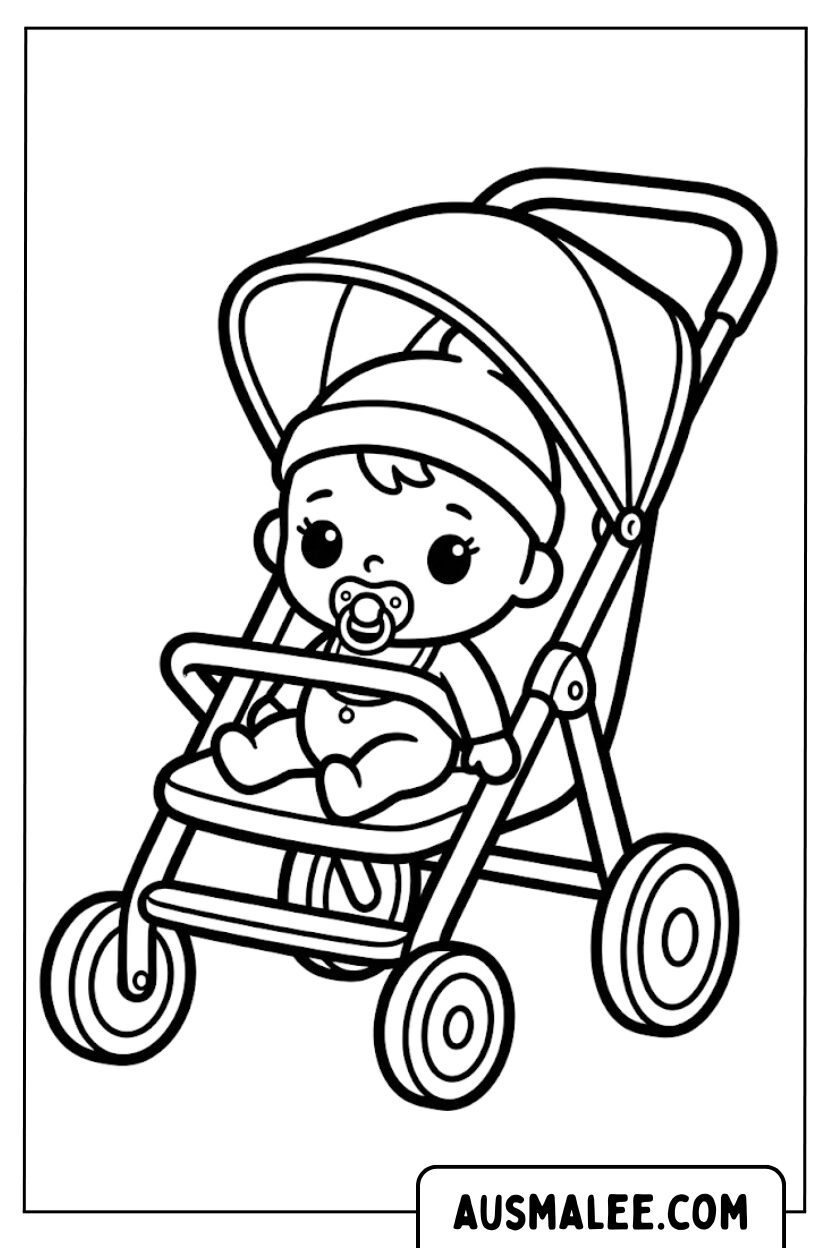 Toca Boca Kinderwagen Kleurplaten