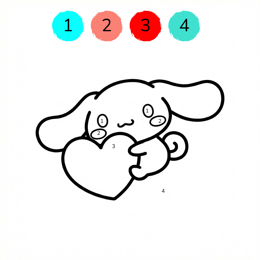 Cinnamoroll zum Ausmalen
