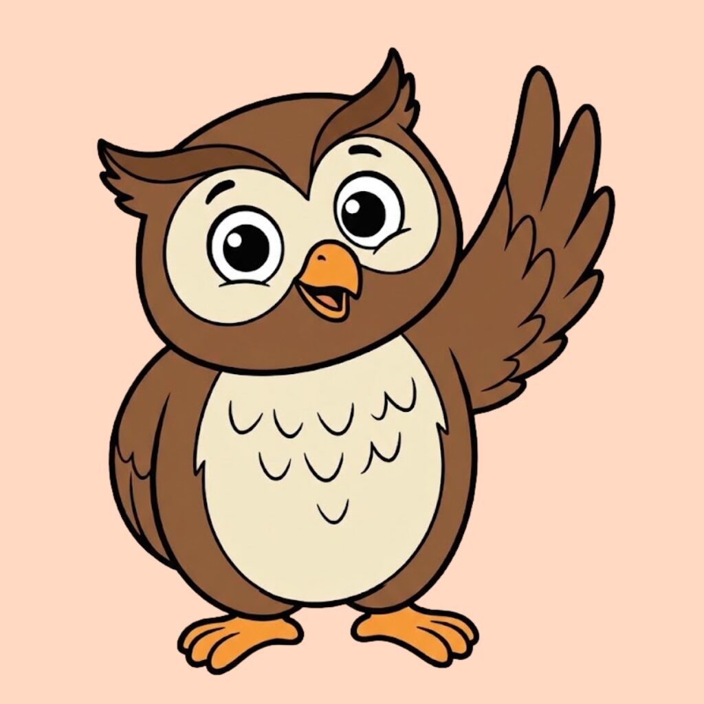 Coloriage hibou