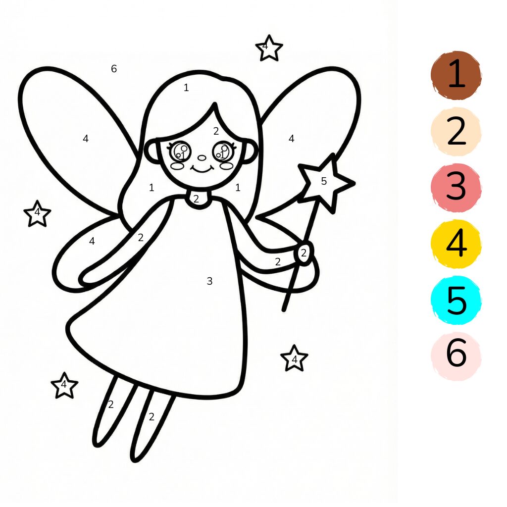 Fairy to color in
