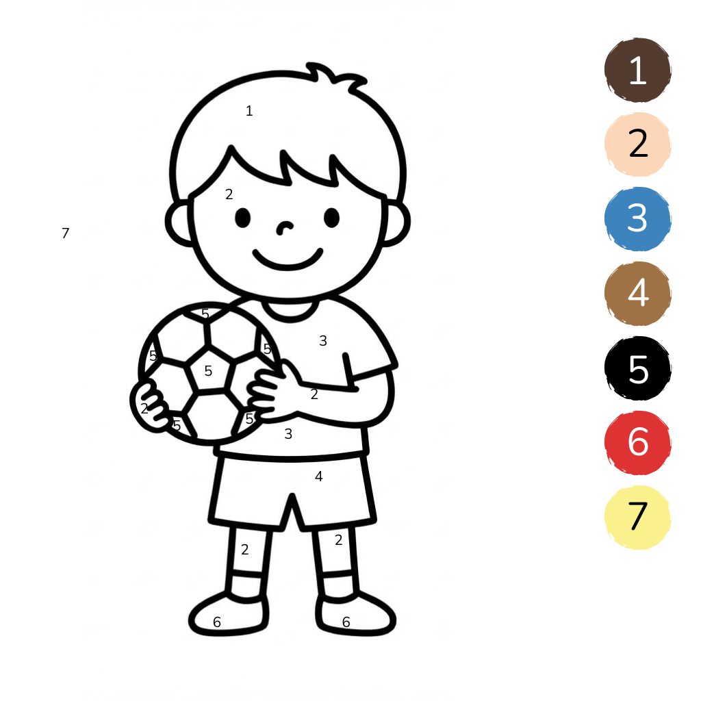Football to color in