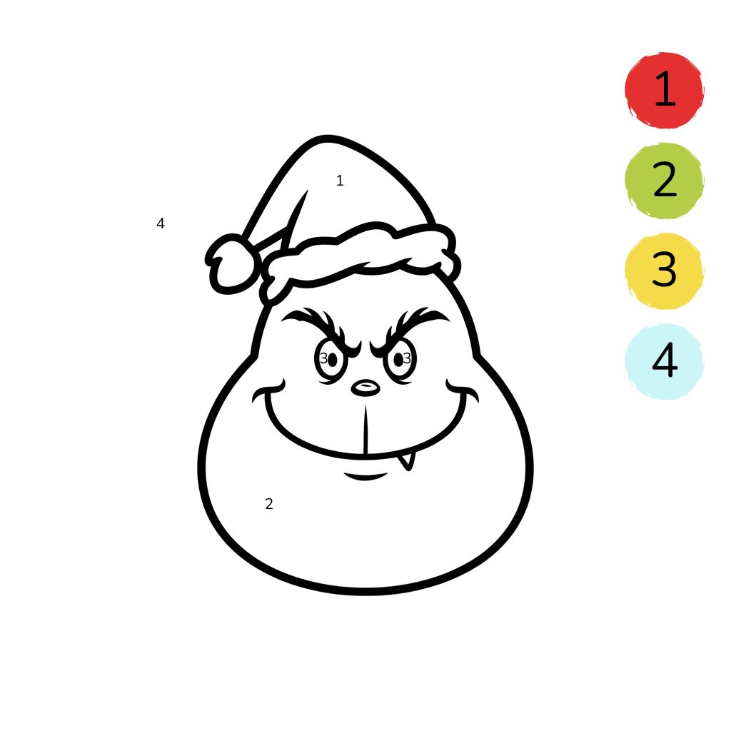 Grinch om te kleuren