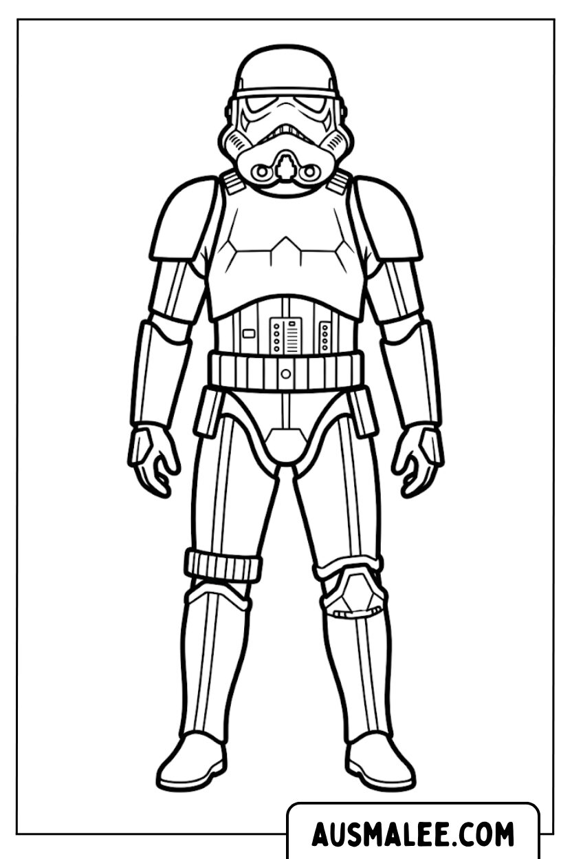 Star Wars Stormtrooper kleurplaten