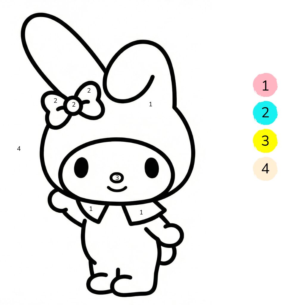 Ma mélodie à colorier