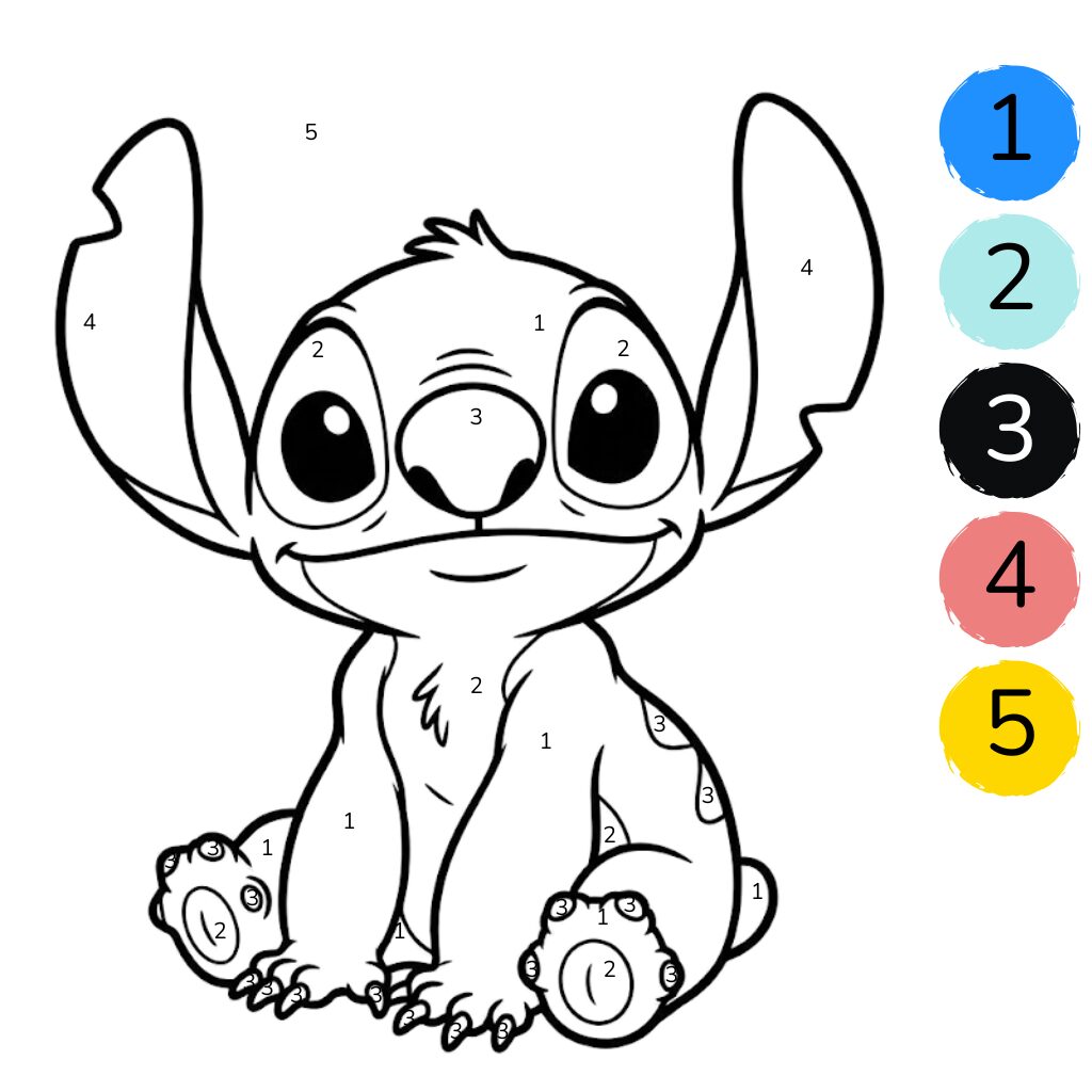 Stitch to color