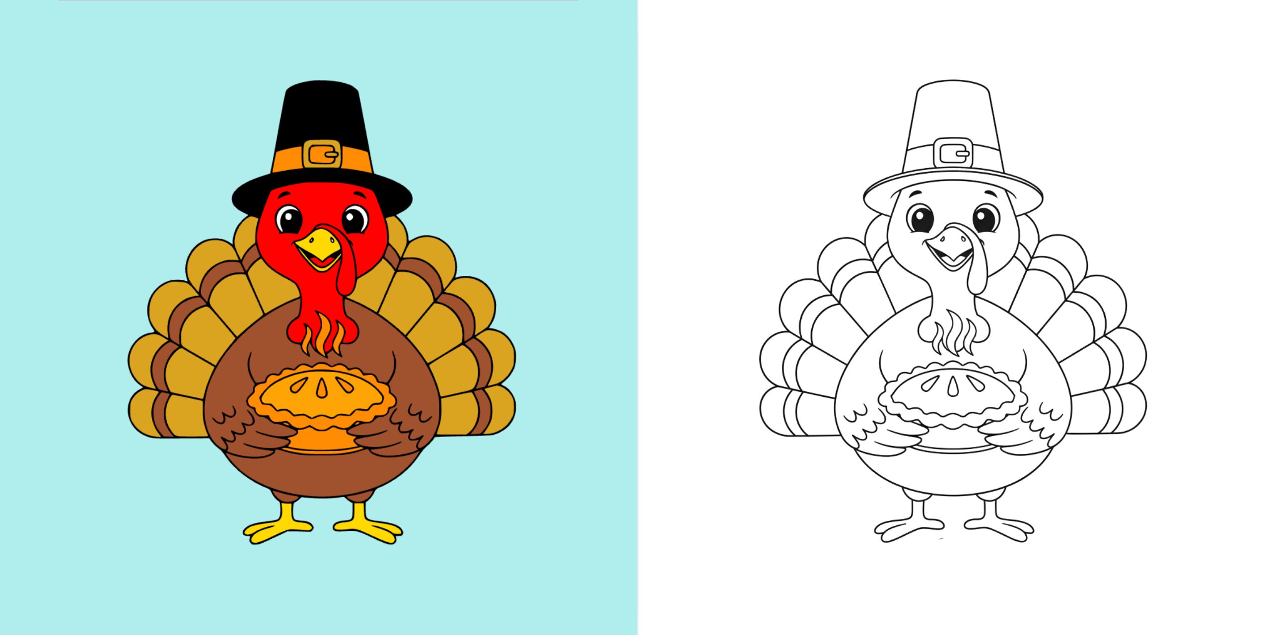 Coloriages de Thanksgiving