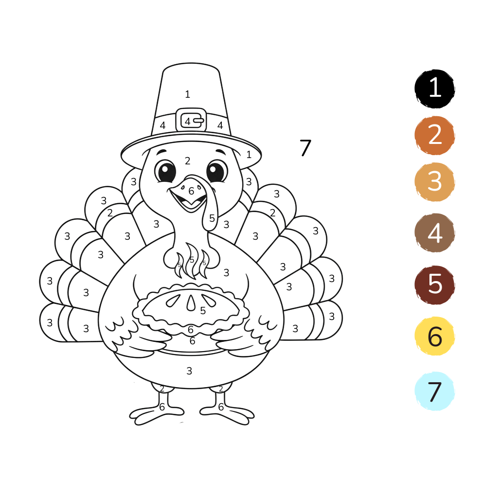 Coloriages de Thanksgiving