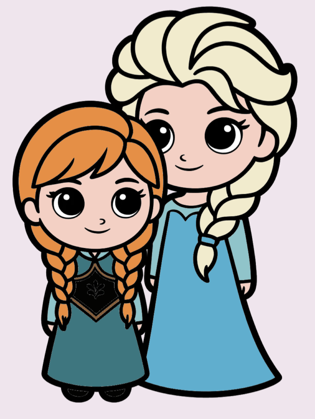 Anna und Elsa Ausmalbilder