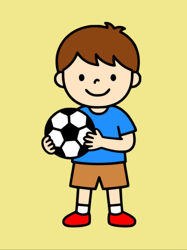 Ausmalbild Fußball