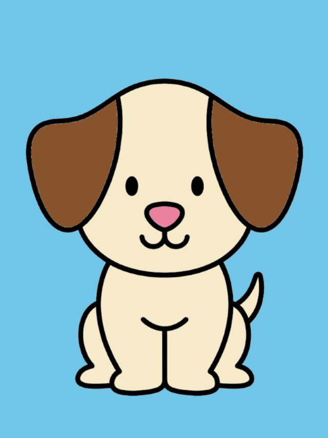 Ausmalbild Hund