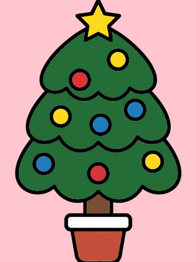 Weihnachtsbaum Ausmalbilder