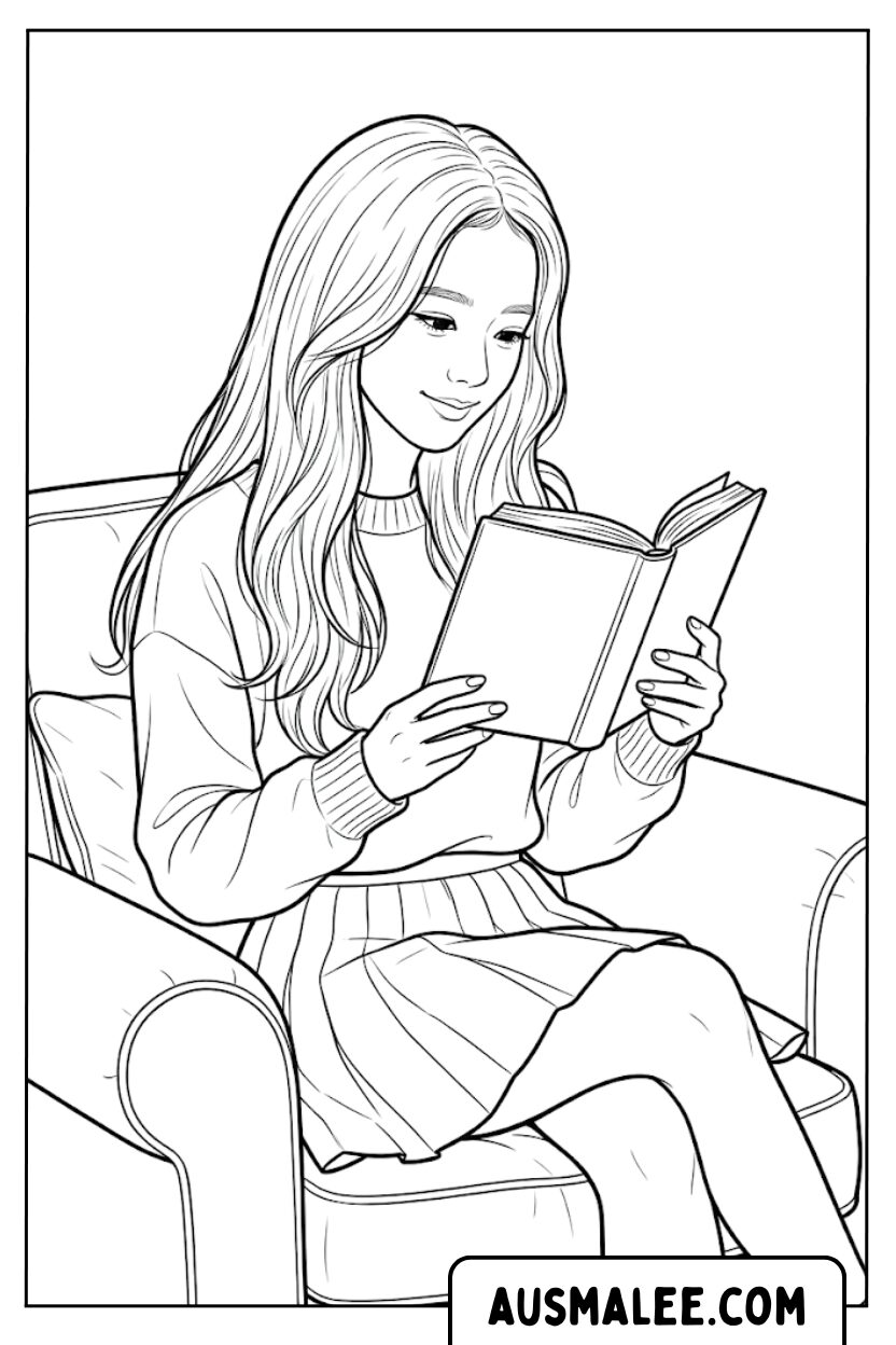 Livre de coloriage Jisoo Blackpink
