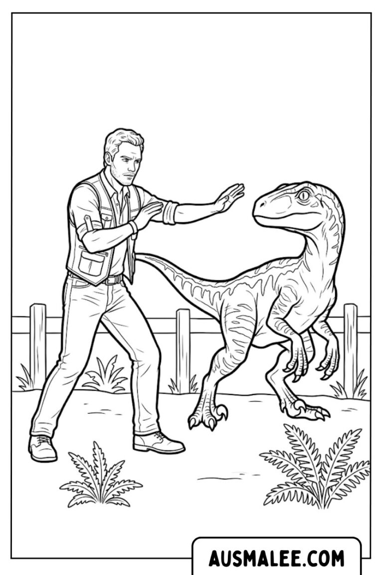 20 spannende Jurassic World Ausmalbilder für kleine Dino Fans