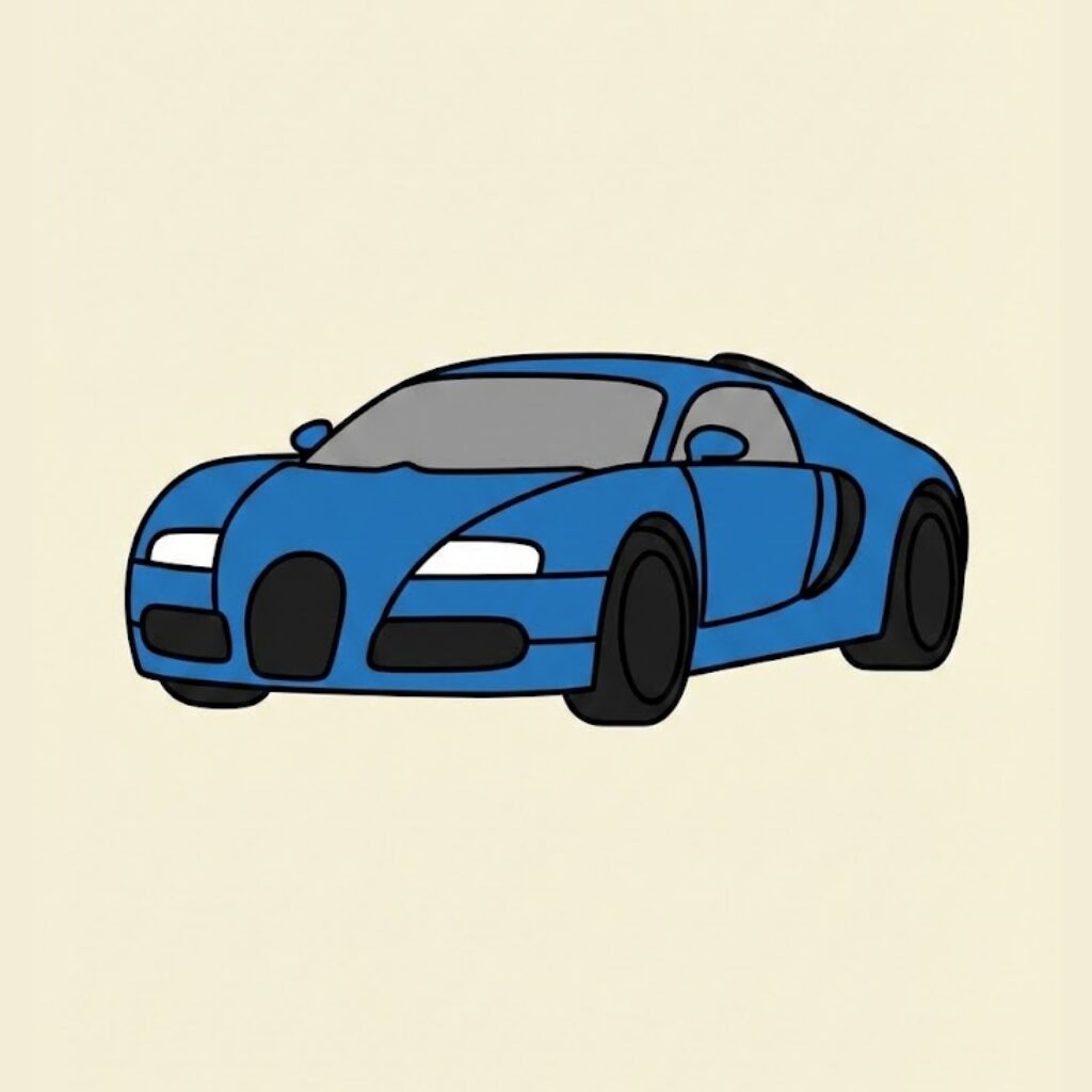 Bugatti Ausmalen