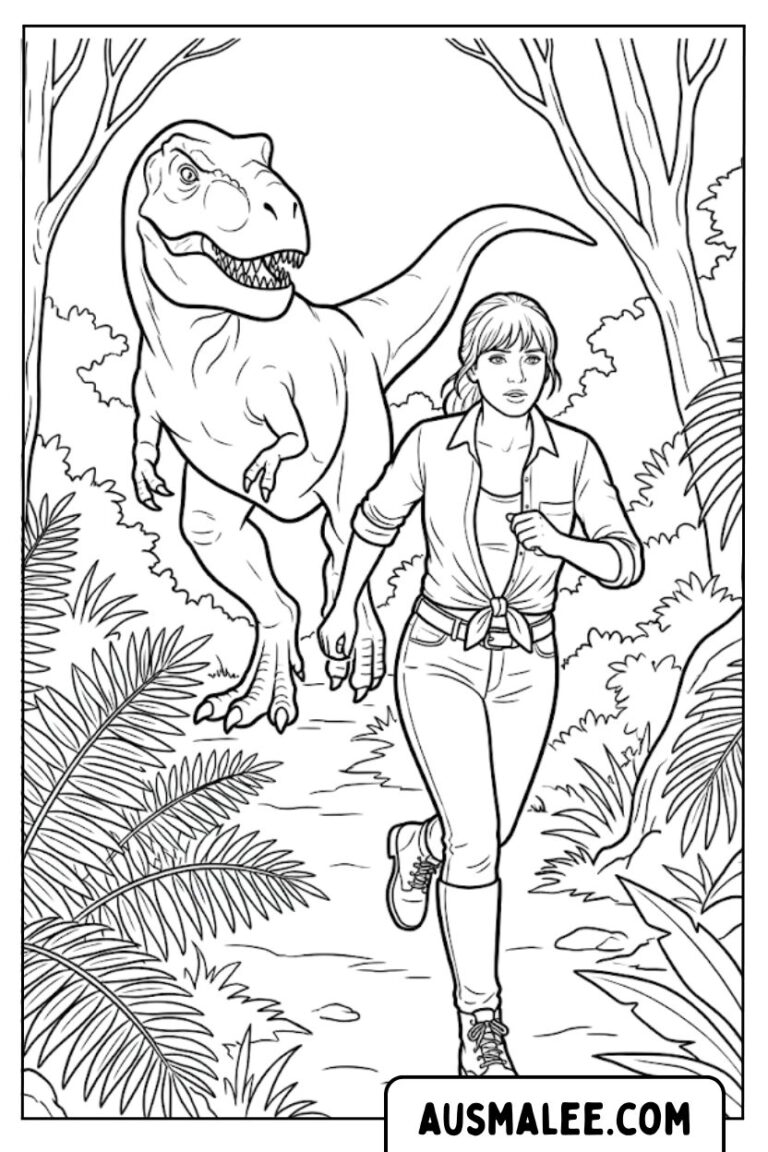 20 spannende Jurassic World Ausmalbilder für kleine Dino Fans