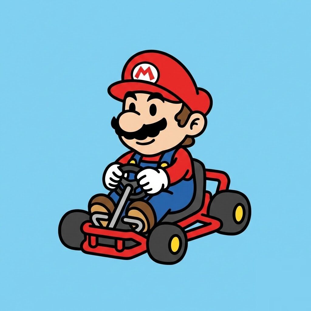Mario Kart-kleuring