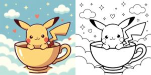 ft - Baby Pikachu Ausmalbilder ft
