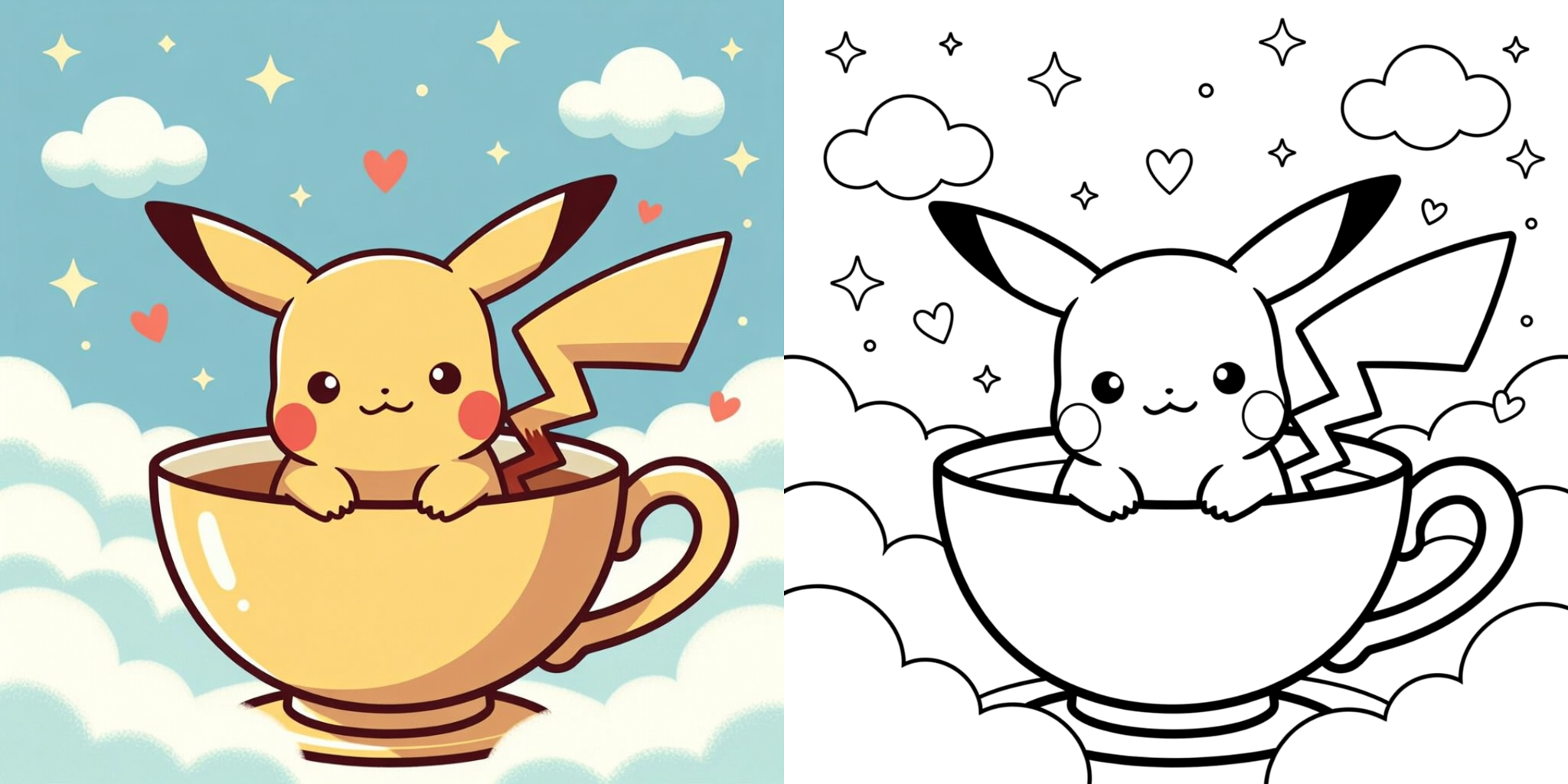 ft - Baby Pikachu Ausmalbilder ft