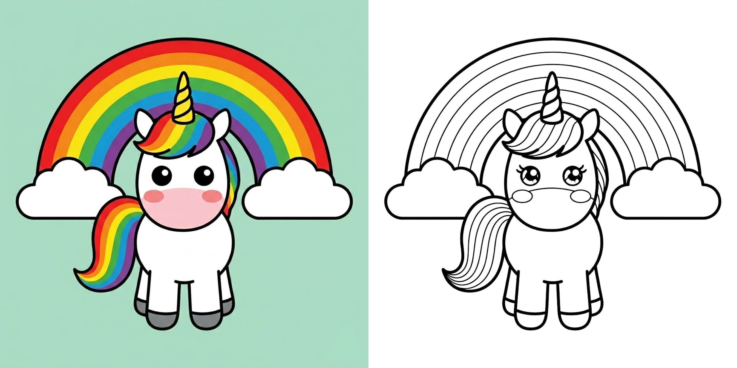 Einhorn Regenbogen