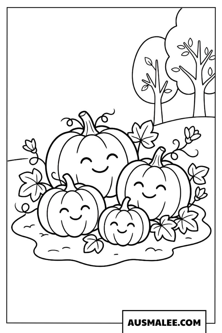 20 Herbst Ausmalbilder kostenlos für Kinder