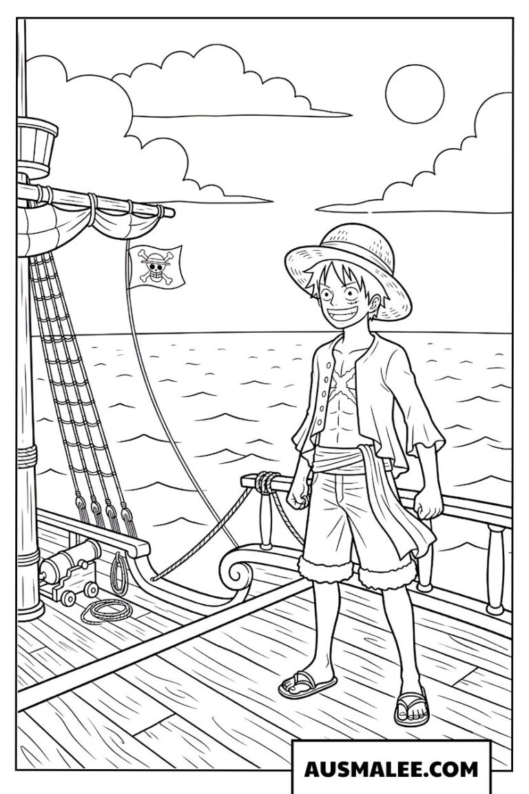 One Piece Ausmalbilder Tauche Ein In Die Welt Der Strohhute Entfessele Deine Kreativitat