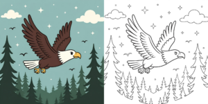 ft - Adler Ausmalbild ft