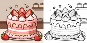 ft - Ausmalbilder Kuchen ft