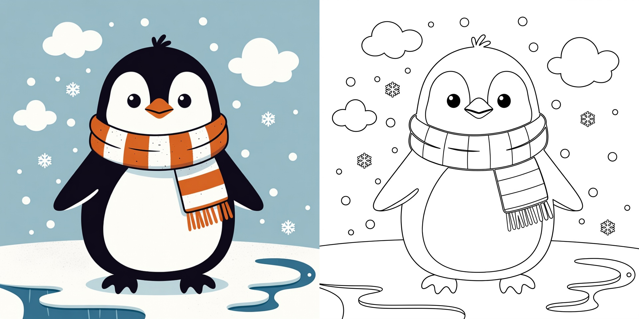 ft - Ausmalbilder Pinguin ft