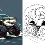 ft - Ausmalbild Monster Truck Hot Wheels ft