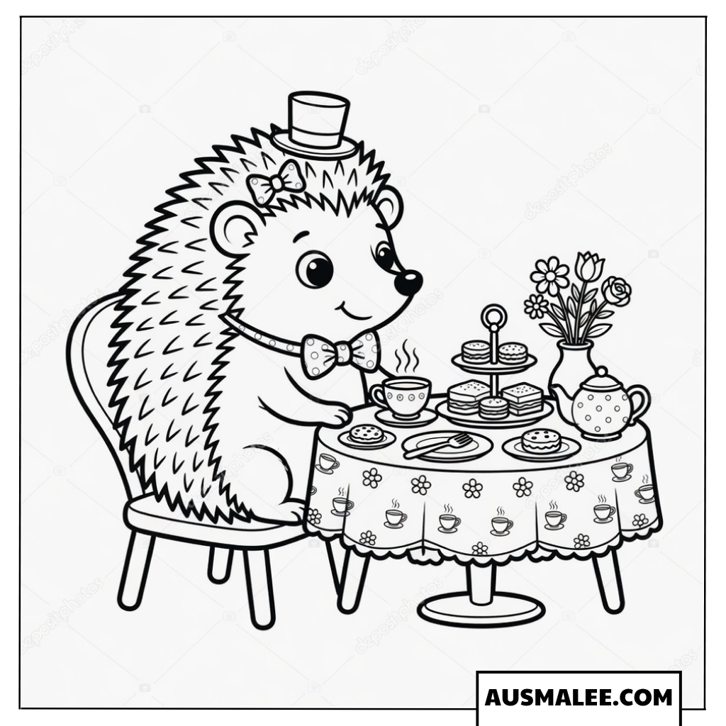 Igel beim Kaffeeklatsch