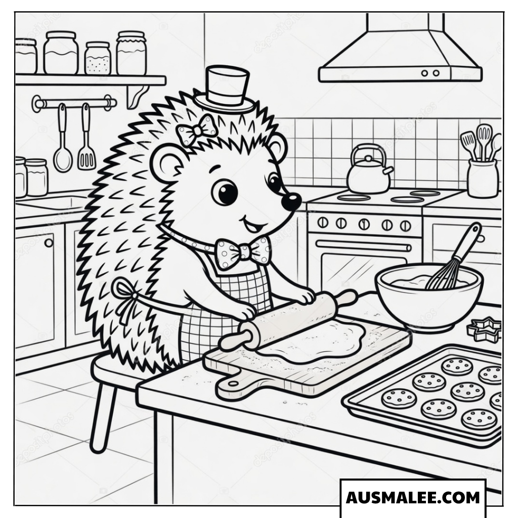 Igel in der Backstube
