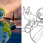 ft - Der wilde Roboter ausmalbild ft