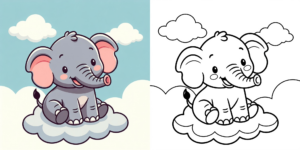 ft - Elefant Ausmalbild einfach ft