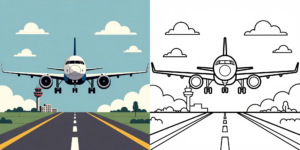 ft - Flugzeug Ausmalbild ft