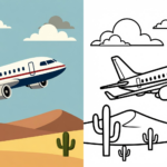 ft - Flugzeug Ausmalbilder mit verschiedenen Landschaften ft