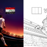 ft - Fußball WM 2026: Frankreich gegen Irak Ausmalbilder ft