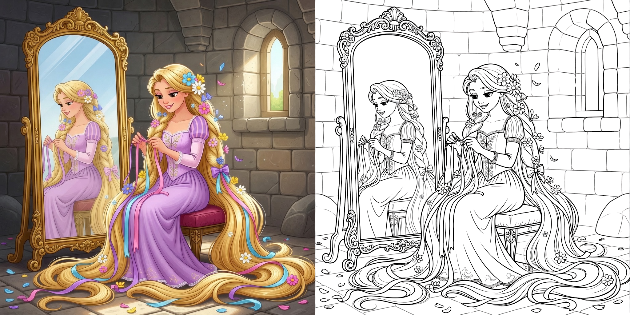 ft - Rapunzel Ausmalbilder ft