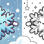 ft - Schneeflocken ausmalbilder kawaii ft