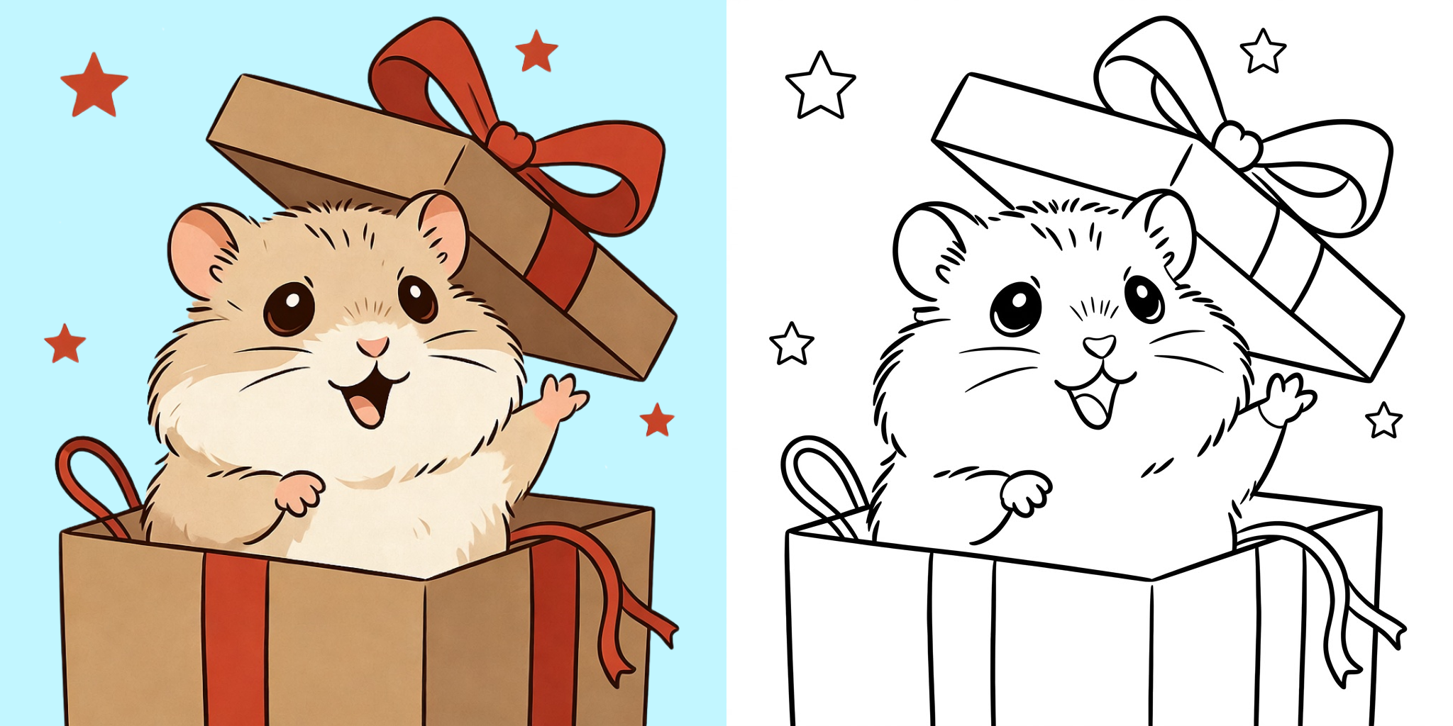 ft - Süße Hamster Ausmalbilder ft