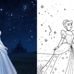 ft - cinderella ballkleid ausmalbilder ft
