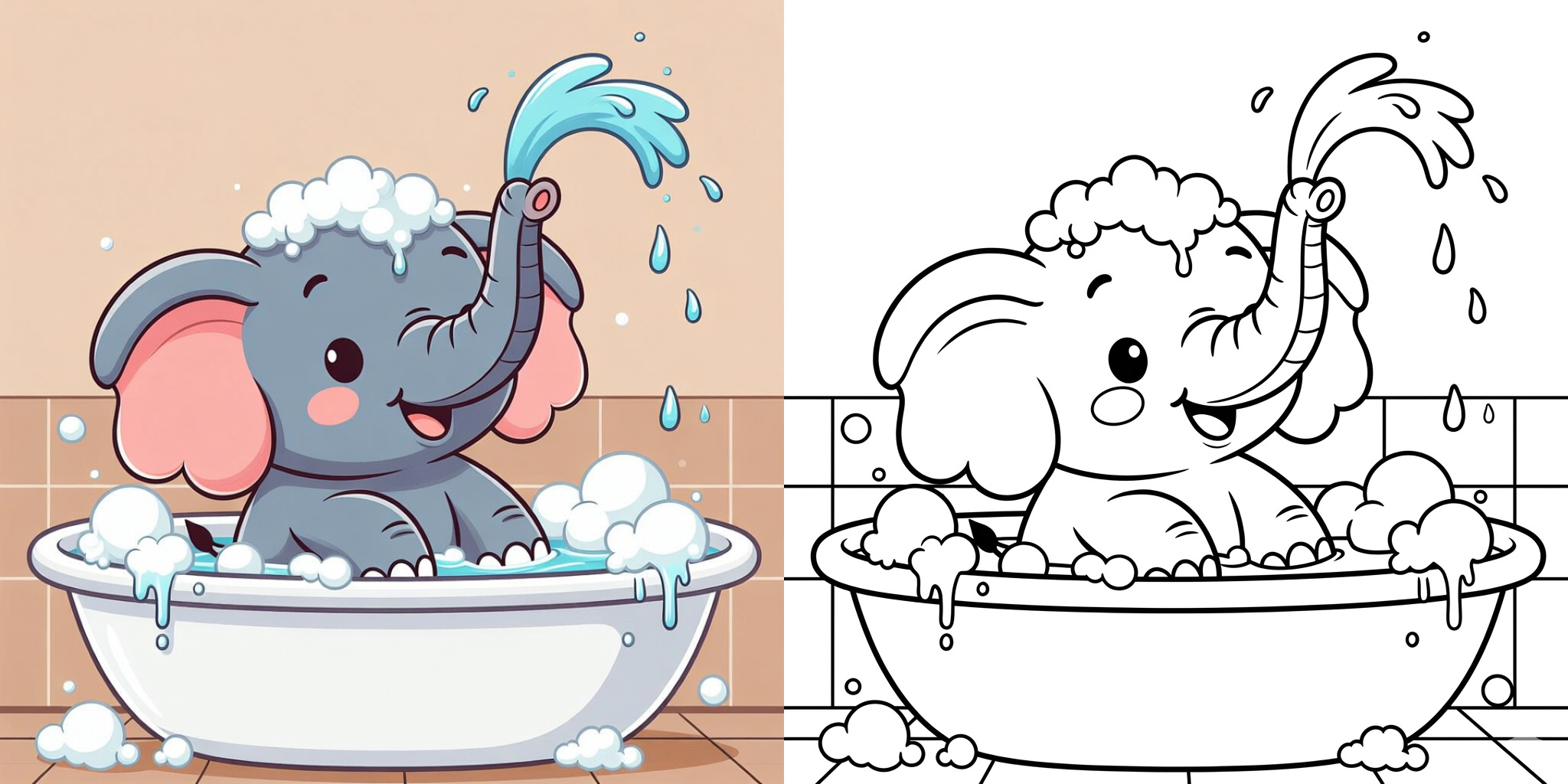 ft - elefant ausmalbild ft